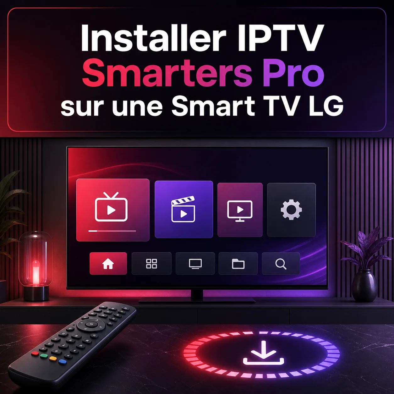 Illustration du guide : Installer IPTV Smarters Pro sur une Smart TV LG