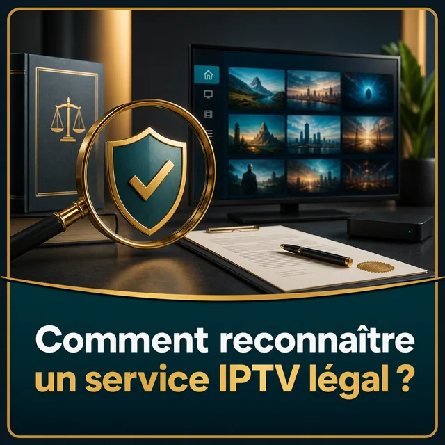 Illustration : Comment reconnaître un service IPTV légal ?