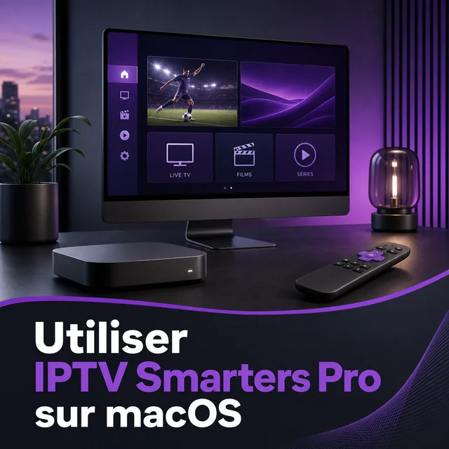 Illustration : Utiliser IPTV Smarters Pro sur macOS