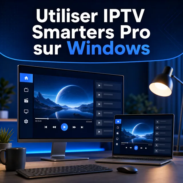 Illustration : Utiliser IPTV Smarters Pro sur Windows